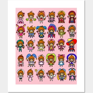 CARD CAPTOR WARDROBE Posters and Art